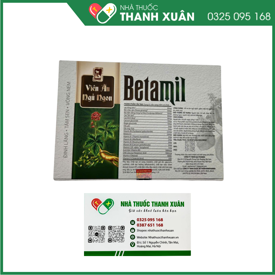 Betamil hỗ trợ ăn ngon, ngủ ngon